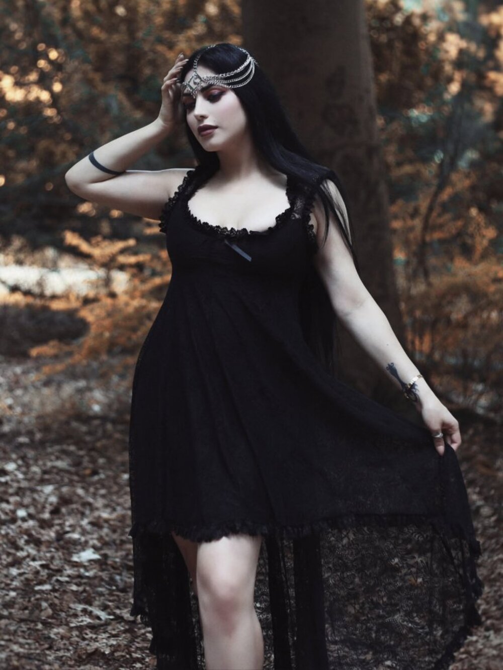 Killstar Willow Lace Maxi S Dress nwt - Picture 4 of 16